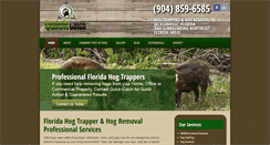 Desktop Screenshot of floridahogremoval.com